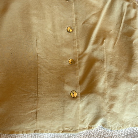 Vintage 100% Silk Blouse with Button-Up Back - Picture 6 of 7